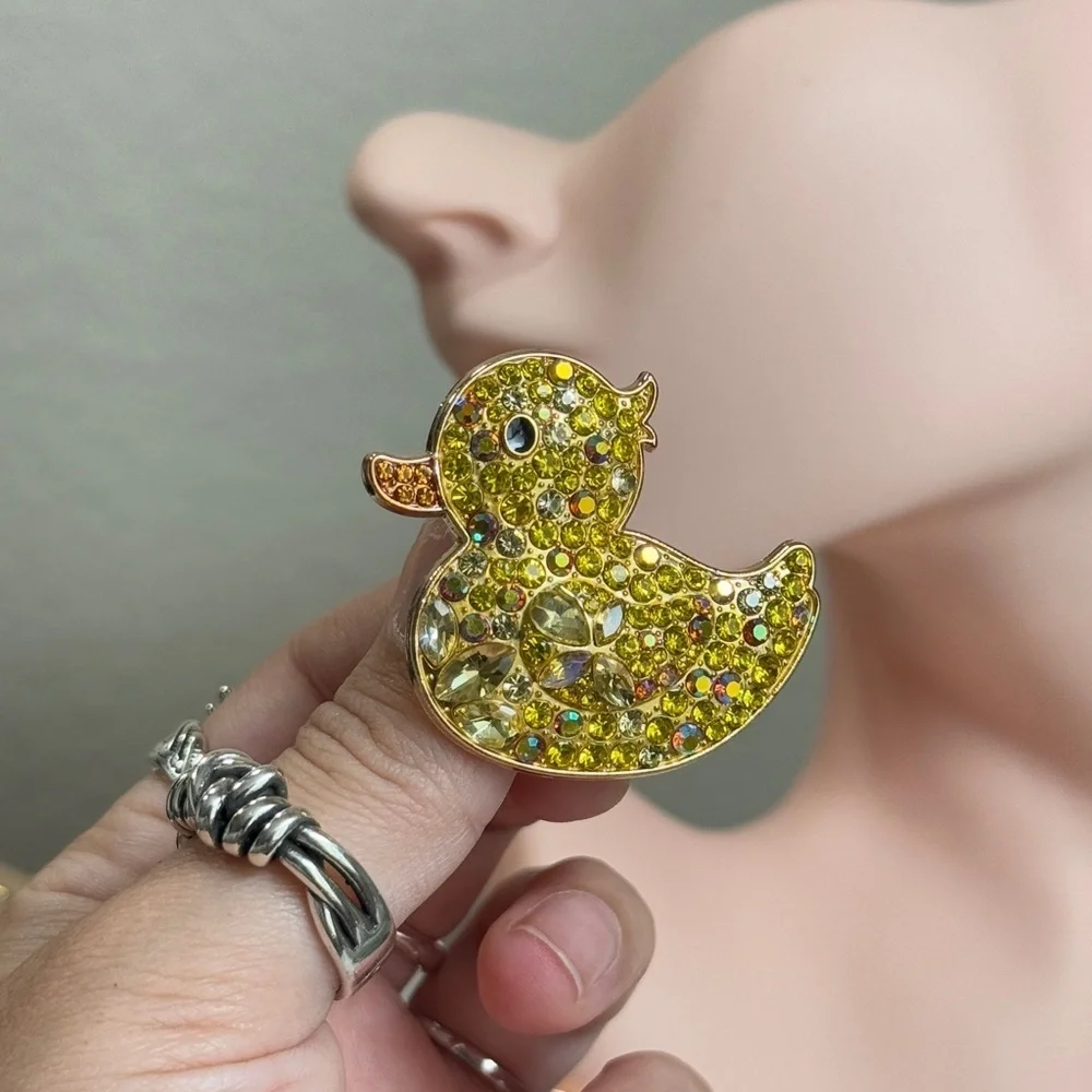 Cute Yellow Duck Brooch